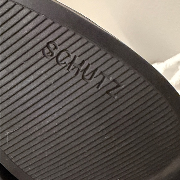 Schutz Kin Black Leather Thigh High Fringe Boots ~Anthropologie ~ Size 9 ~ NWOT - Picture 13 of 16